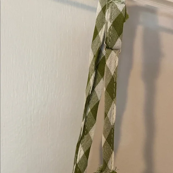 Cider Light Green and White Gingham Midi Dress NWT - Picture 6 of 13